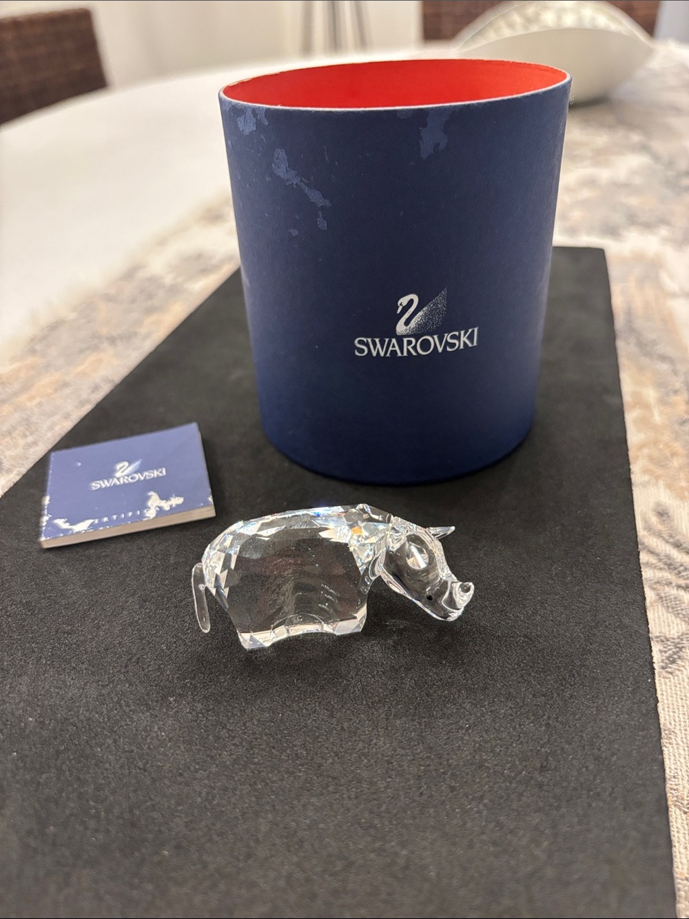 Swarovski crystal Zodiac Rhino